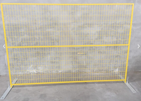 Canada Hàng rào tạm thời phổ biến Màu hàng rào tòa nhà tùy chỉnh An ninh hàng rào